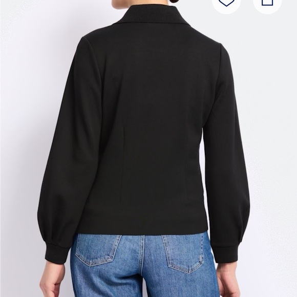 Design History Half Zip Scuba Knit Polo - Picture 3 of 5